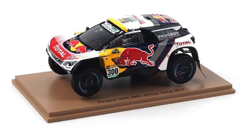 Spark S5611 Peugeot 3008 DKR Winner Dakar Rally 2017 - S Peterhansel 1/43 Scale  - Image 4 of 4