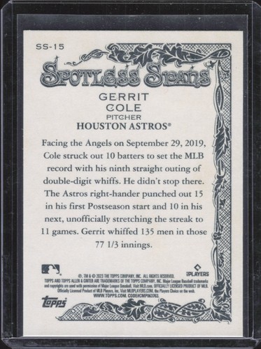 2023 Topps Allen and Ginter Spotless Spans Baseball Complete Your Set - Picture 29 of 97