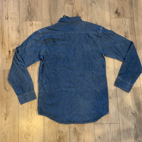 New Dwayne The Rock Johnson Teremana Tequila Denim Button Down Shirt Size Small - Picture 2 of 7