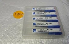 OSG  3MM X 5/16" LOC X 6MM SHANK  CARBIDE 4 FLUTE CENTER CUT ENDMILL, 5 PCS