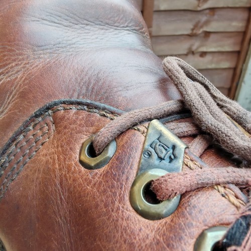 Panama Jack Brown Leather Boots UK 7 EU40 Ankle Lace up Waterproof Made in Spain - Picture 18 of 23