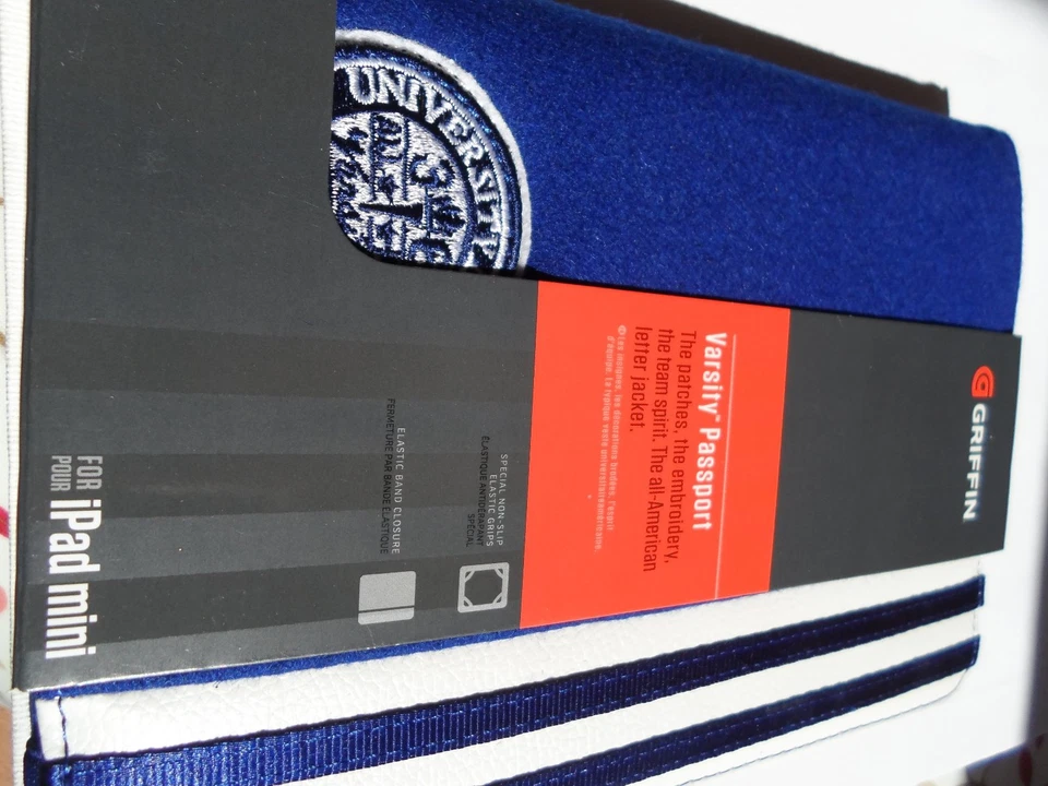griffin varsity passport ipad mini case blue nice item, great case ,, - Image 2 of 4