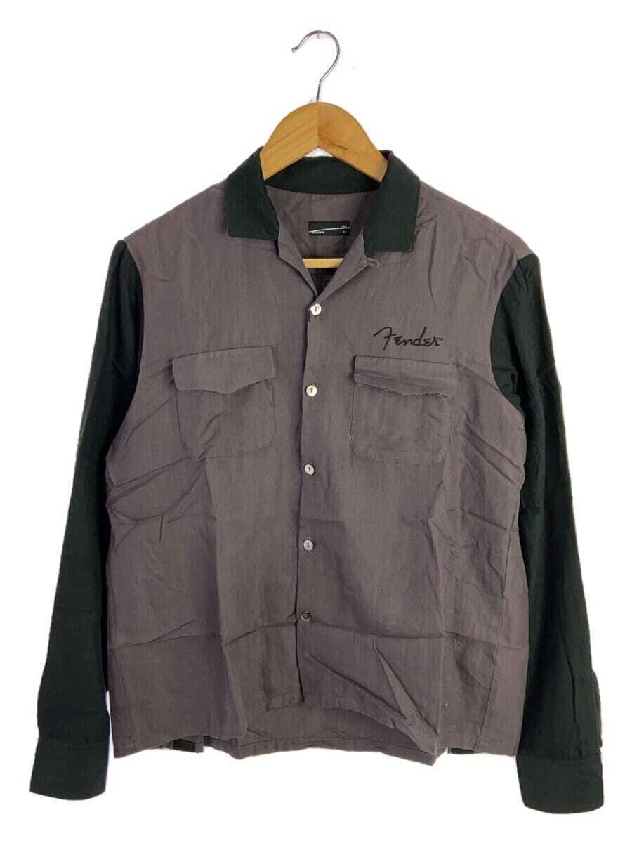LAD MUSICIAN LONG SLEEVE SHIRT 42 COTTON PURPLE SOLID COLOR LAD MUSICIAN LONG SLEEVE SHIRT 42 COTTON PURPLE SOLID COLOR