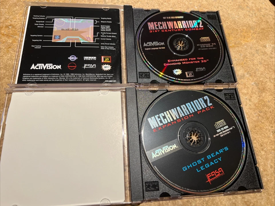 MechWarrior 2 And Expansion Pack  (Windows '95, 1995) PC Game - Image 4 of 4