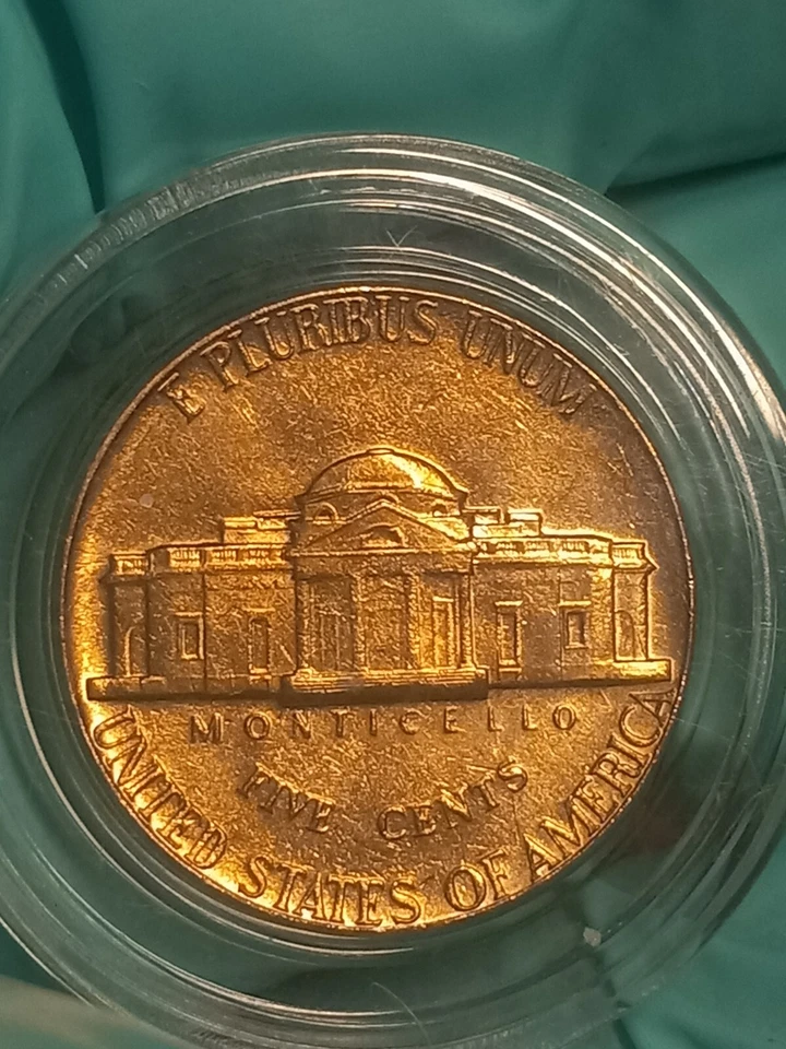 1976-P Jefferson Nicklel, ONE OF A KIND! NEAR FS Monster Toning Or🤯 WOW!!💥👀👊 - Image 2 of 4