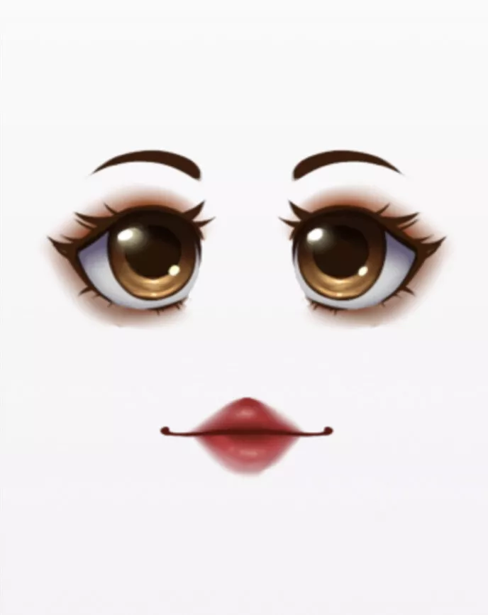 woman face roblox(2) | Sticker