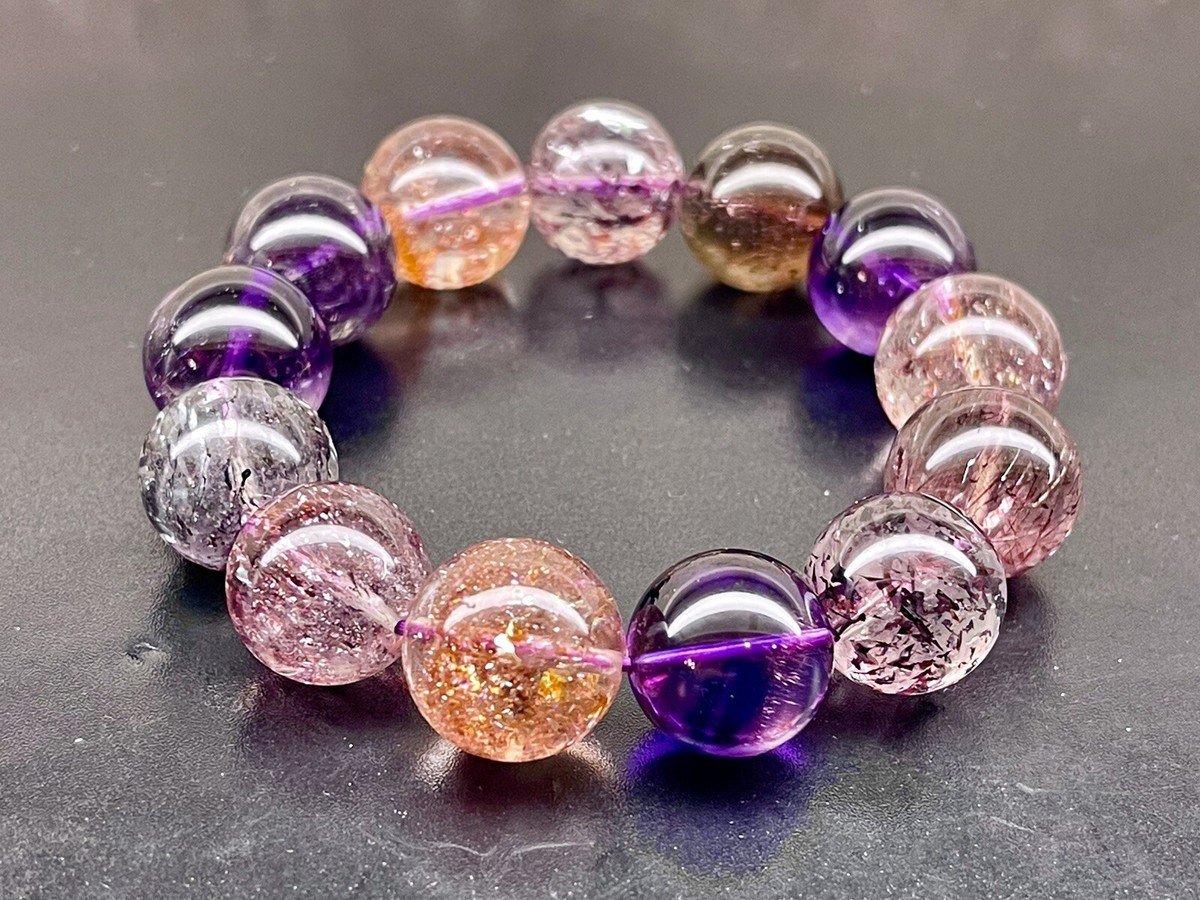 Rare Top Quality Huge Super Melody Stone Crystal Beads Bracelet