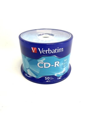 Verbatim CD-R Discs 700MB/80min 52x Spindle Silver 50/Pack 94691