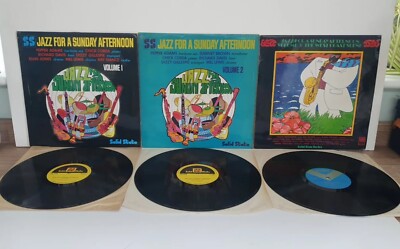 Jazz For A Sunday Afternoon Vol1-3 12'' Vinyl LP Bundle Lot *Varying Conditions*
