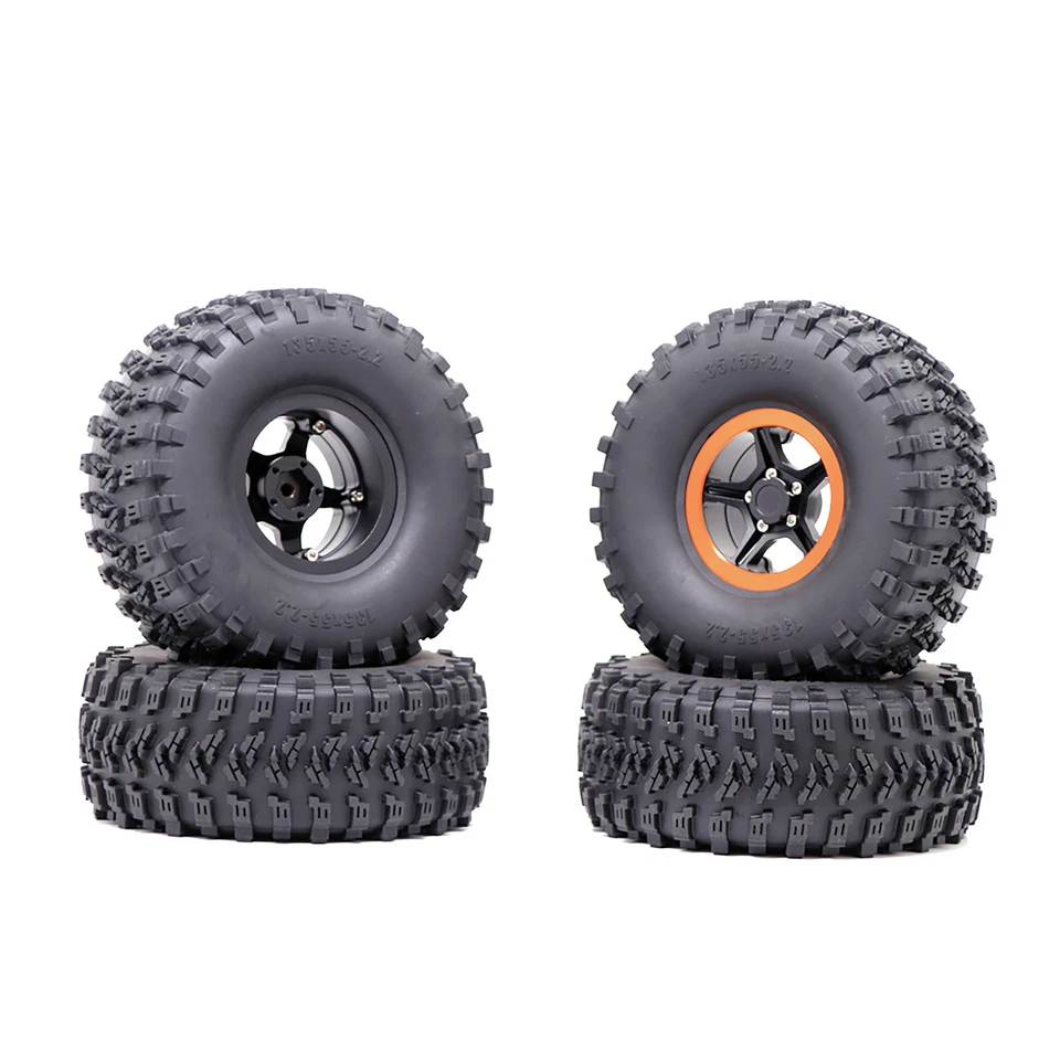 135mm zhongzi Räder Reifen für 1/10 SCX10 TRX4 RBX10 TRX6 RC Kletter Auto 4Stück - Bild 4 von 4
