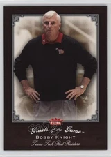 2005-06 Fleer Greats of the Game Bob Knight #100 Rookie RC