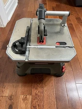 Rockwell BladeRunner Tabletop Saw. including wall mounting