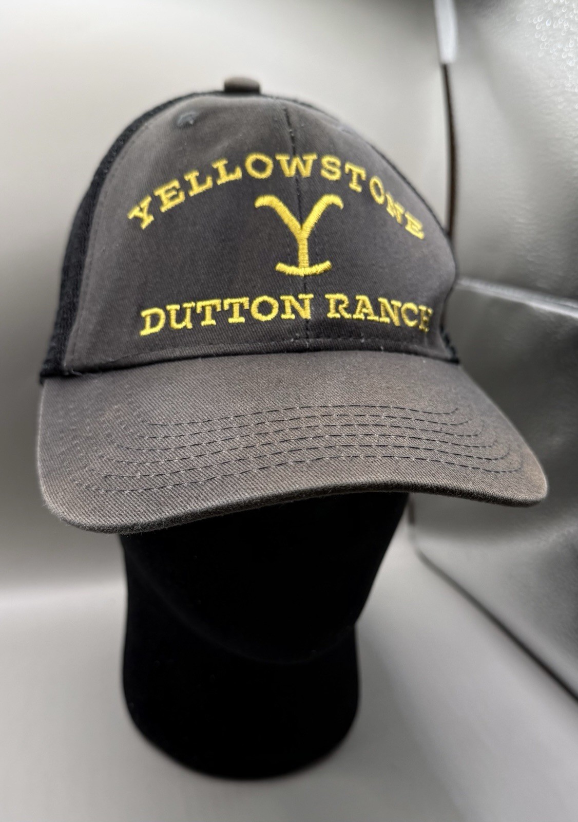 Yellowstone Dutton Ranch Mesh Trucker Snapback Hat - Gem