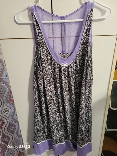 Womens Purple Medium Nightgown