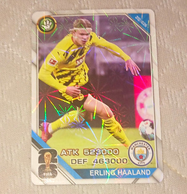 Panini FIFA 365 Adrenalyn XL Erling Haaland Manchester City #23 Cracked Ice
