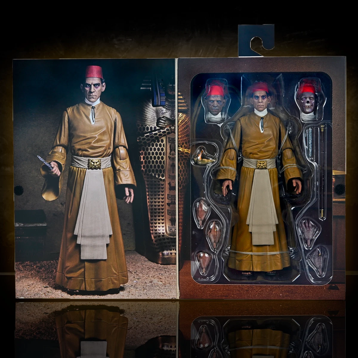 The Mummy Portrayed by Karloff Neca Action Figure 7 inch Universal