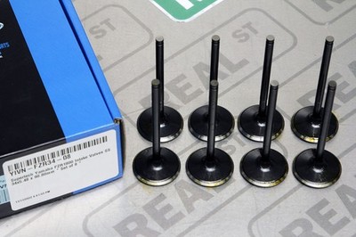 Supertech 34mm STD Black Nitrided Intake Valves Set FZR FZS FX 08-21 SHO SVHO