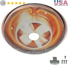 Bathroom Ceiling Heater Rapid Heating Quiet Safe Energy Efficient 1280W New