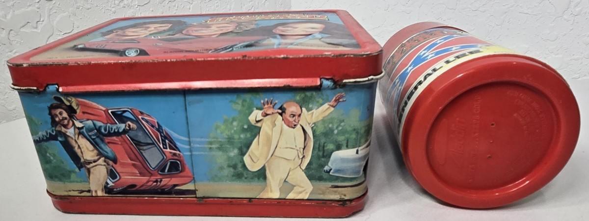 Vintage 1980's (Aladdin) Dukes of Hazzard metal lunch box and