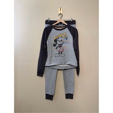 Walt Disney World Mickey Raglan Sweatsuit Set Size Large