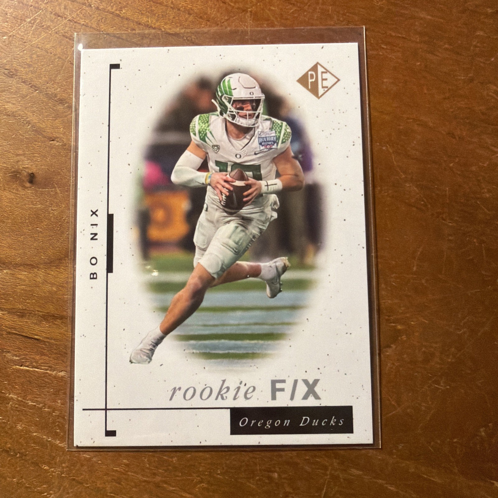 Bo Nix Photo Card From 2023 Oregon Ducks NIL Team Set /Denver Broncos (RC)