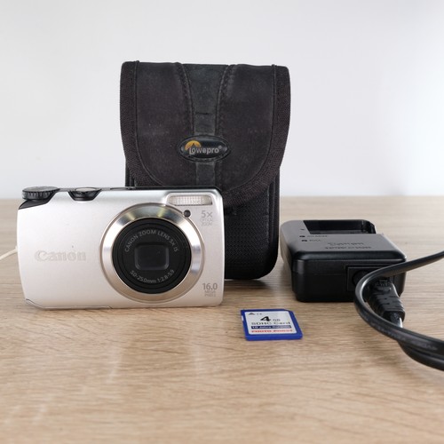 Canon PowerShot A3300 IS 16MP CCD Digital Camera 5x Optical Zoom HD Video Grey - Picture 11 of 11