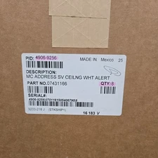 Simplex 4906-9256 - ADDRESSABLE SV CEILING WHITE ALERT NIB