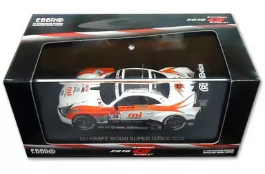 #ad Mini car 143 MJ KRAFT SC430 ESPELIR #35 White x Orange Autobacs SUPER GT500 $96.29