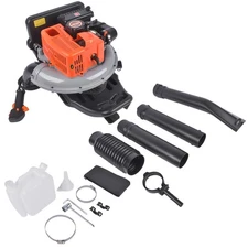 63CC 2 Stroke Backpack Gas Powered Leaf Blower 6800r/min Grass Lawn Blower 1.8L