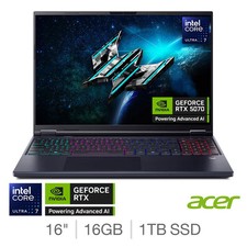 Acer Predator Helios NEO 16 AI, Intel Core Ultra 7, 16GB RAM, 1TB SSD NVIDIA