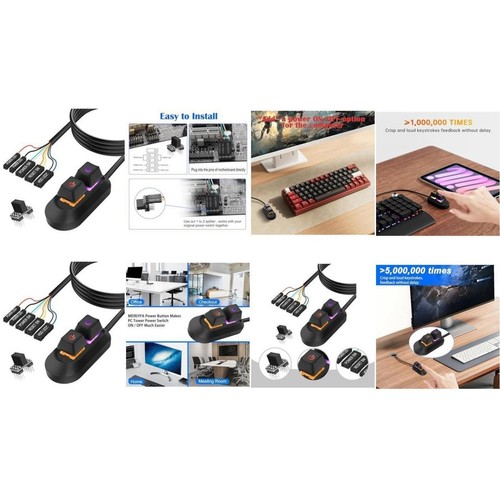 Simplified Installation Process for Compact 2M Desktop Computer Switch - Afbeelding 12 van 13