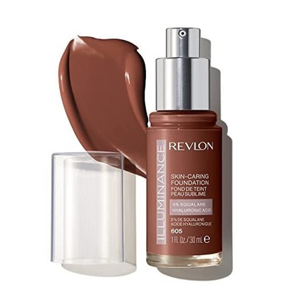Revlon Illuminance Skin-Caring Liquid Foundation, Hyaluronic Acid, Hydrating...