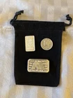 A-Mark Anaheim Metal 1 Oz. Chubby Stackable Fine Silver Bar, 1/10, Mercury Dime￼