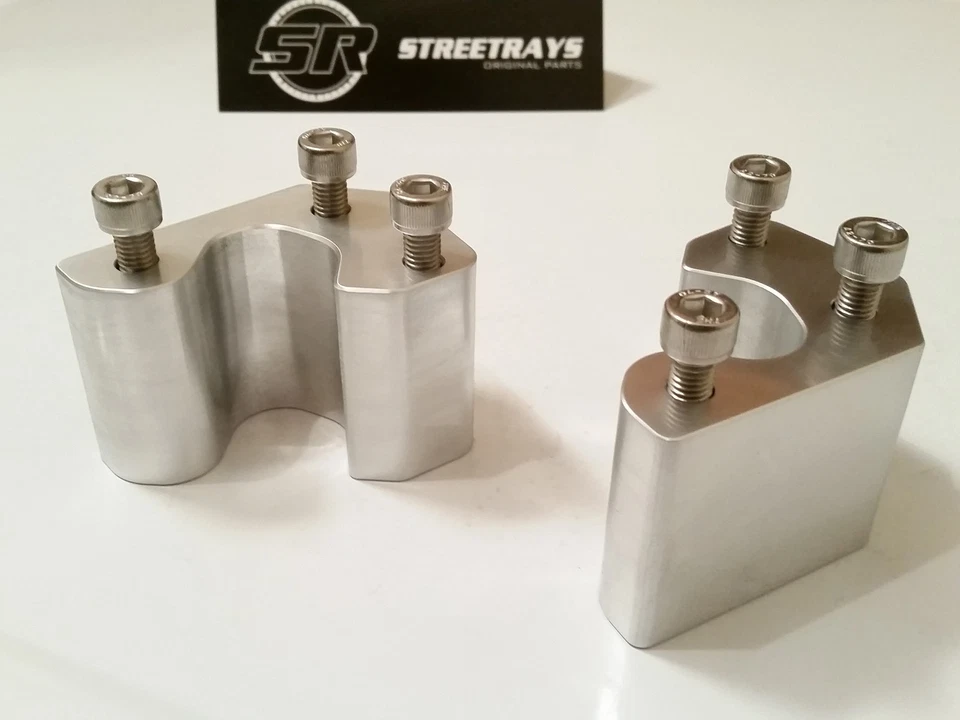 SR 2015 2016 2017-2021 Kawasaki Concours 14 /1400 2" Handlebar Riser Spacer Kit - Image 3 of 4