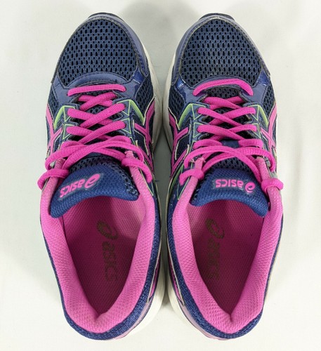 Asics Gel Contend 3 Womens Running Shoes Size 6 Pink Blue Green - Picture 7 of 10