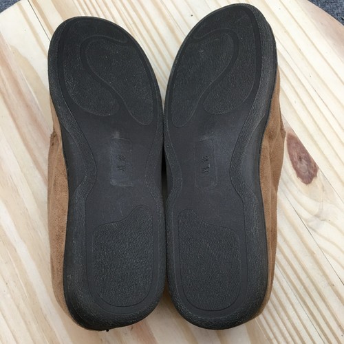 ALDI Royal Class Slippers Mens 13XL Casual Slip On Lined Loafers Flats Brown - Picture 9 of 19