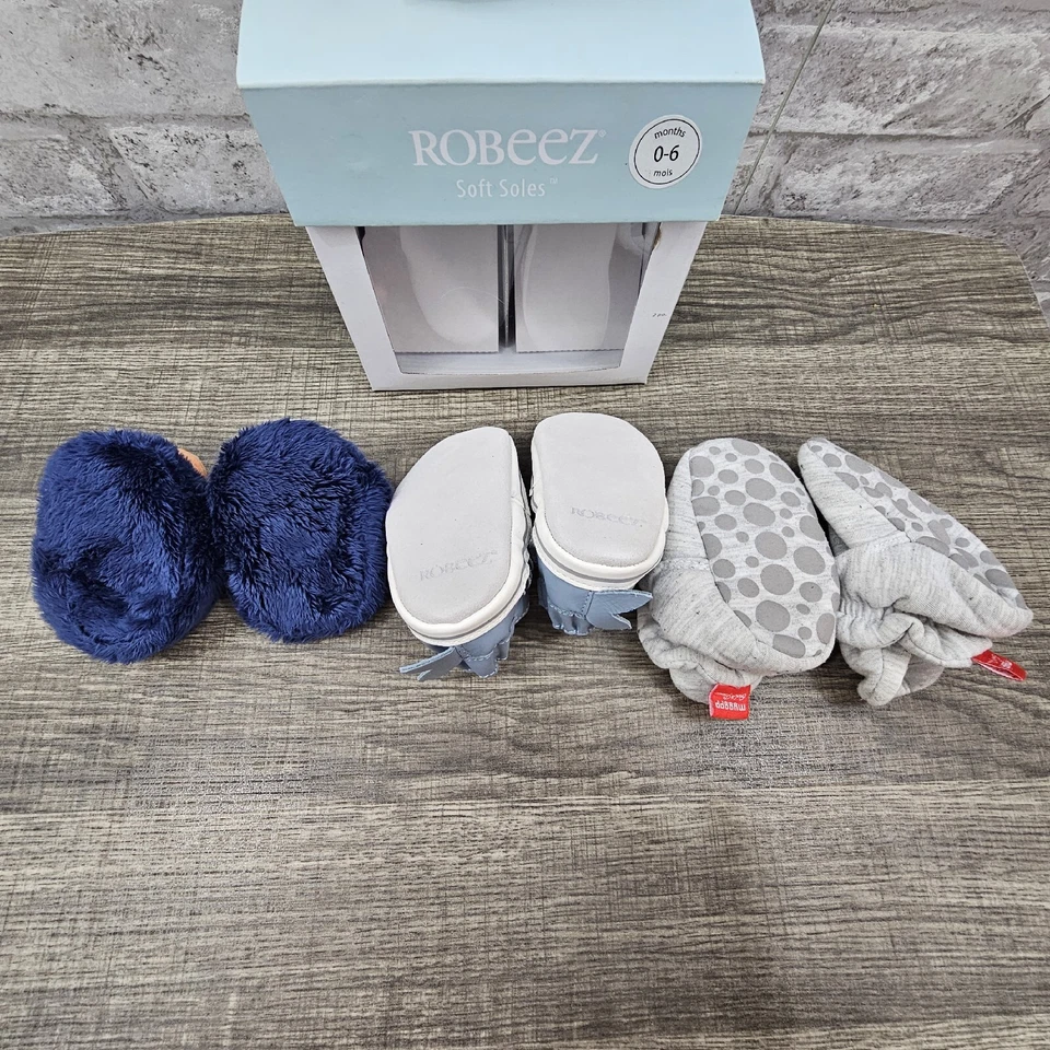 Lot of 3 infant boy shoes size 2 0-6 months - Image 4 of 4