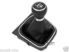 POMELLO E CUFFIA LEVA CAMBIO GOLF 6, 5 MARCE,DAL 2008 AL 2012, STILE ORIGINALE