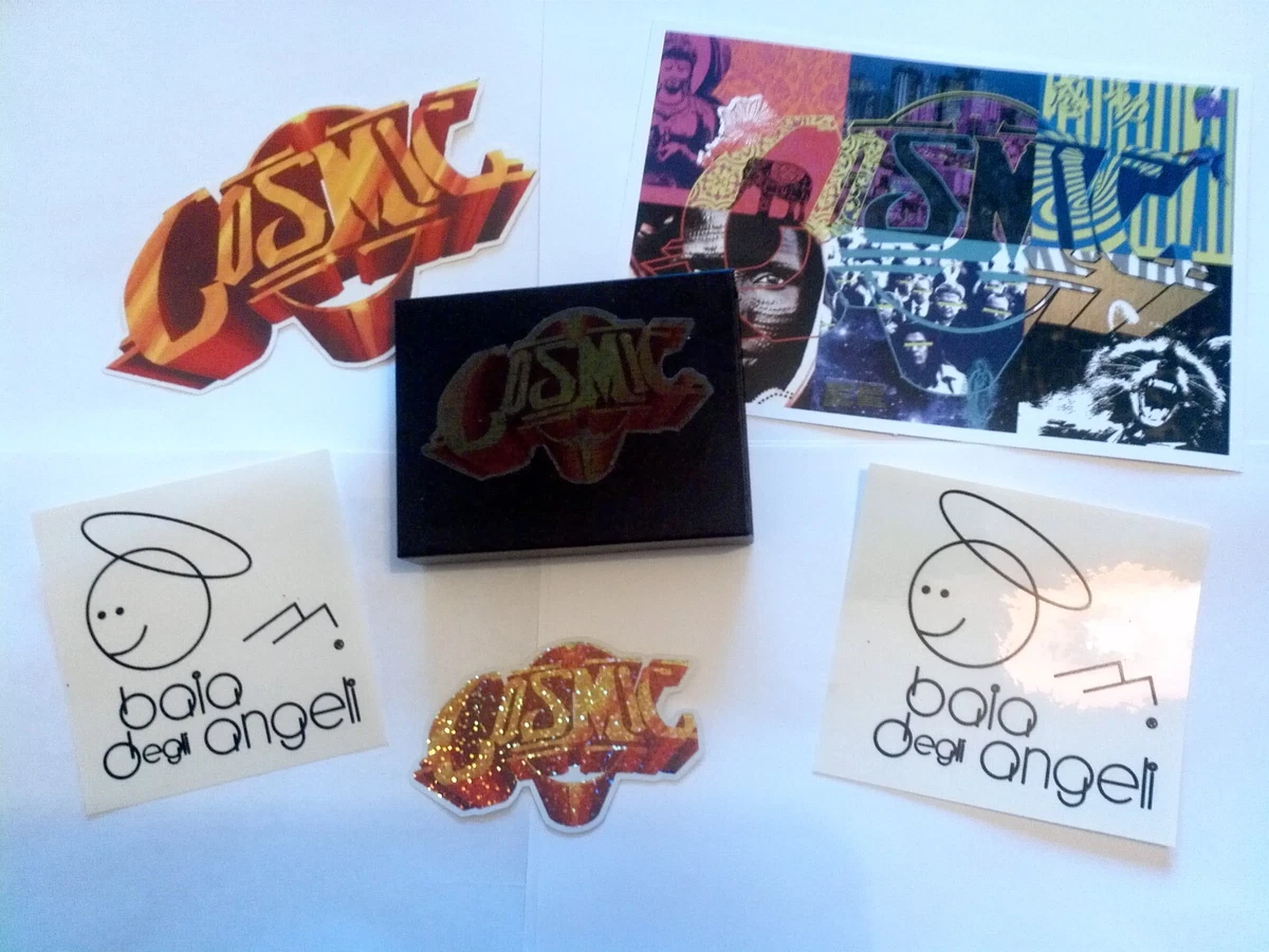 ADESIVO COSMIC EFFETTO BRILLANTINATO 170 X 110 Mm. RARISSIMO - Foto 4