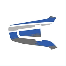 For Cardo Packtalk Edge Skin Protection Decal Sticker Abstract Blue