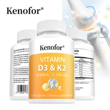 Vitamin D3 1,0000 IU Vitamin K2 (Mk7) D3 Supplement Bone Health, Immune Support