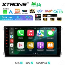 Qualcomm CPU for Porsche Cayenne Android 14 CarPlay GPS Radio Stereo 8+256G WiFi