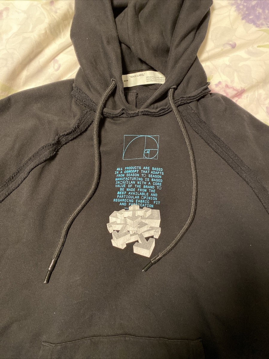Off-White Dripping Arrows Incompiuto Hoodie | eBay