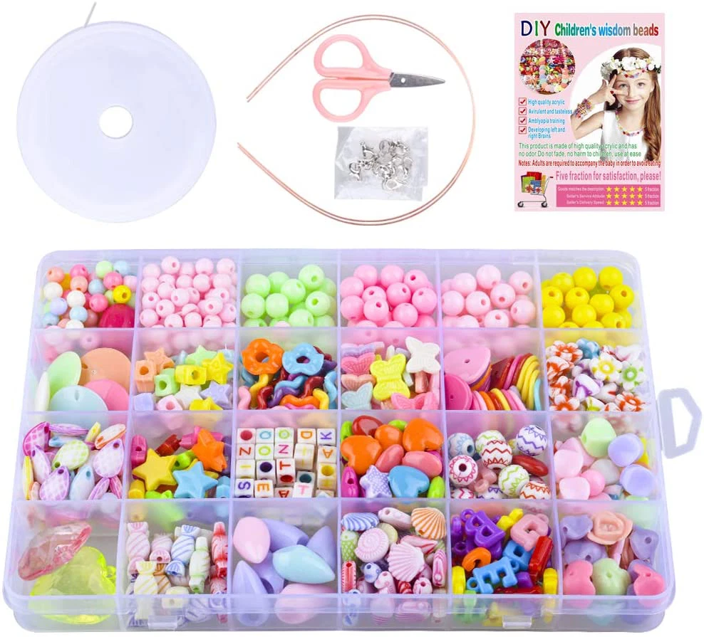 Gifts For 5 6 7 8 9 10 Year Old Girls, Kids Jewelry Making Kits 11