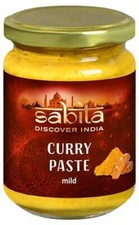 Sabita Curry Paste mild, 125g Glas