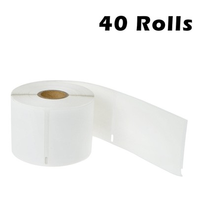 40Rolls 2 5/16'' x 4'' Large Shipping 300 Labels 30256 for DYMO LabelWriter 450 