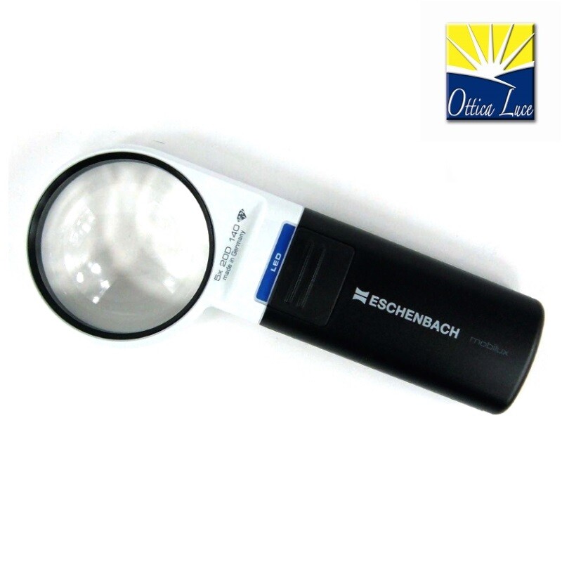 LENTE INGRANDIMENTO MOBILUX LED 5X 20D 60mm Eschenbach magnifying loupe lupe
