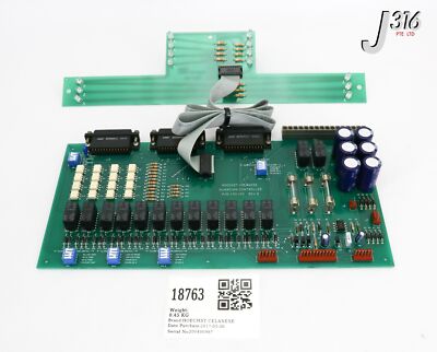 18763 HOECHST CELANESE PCB, GUARDIAN CONTROLLER W/ DAYTEST 1987