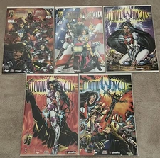1996 Atomik Angels #1-4 Crusade Comics #3 Variant 1st Printing GEM MINT