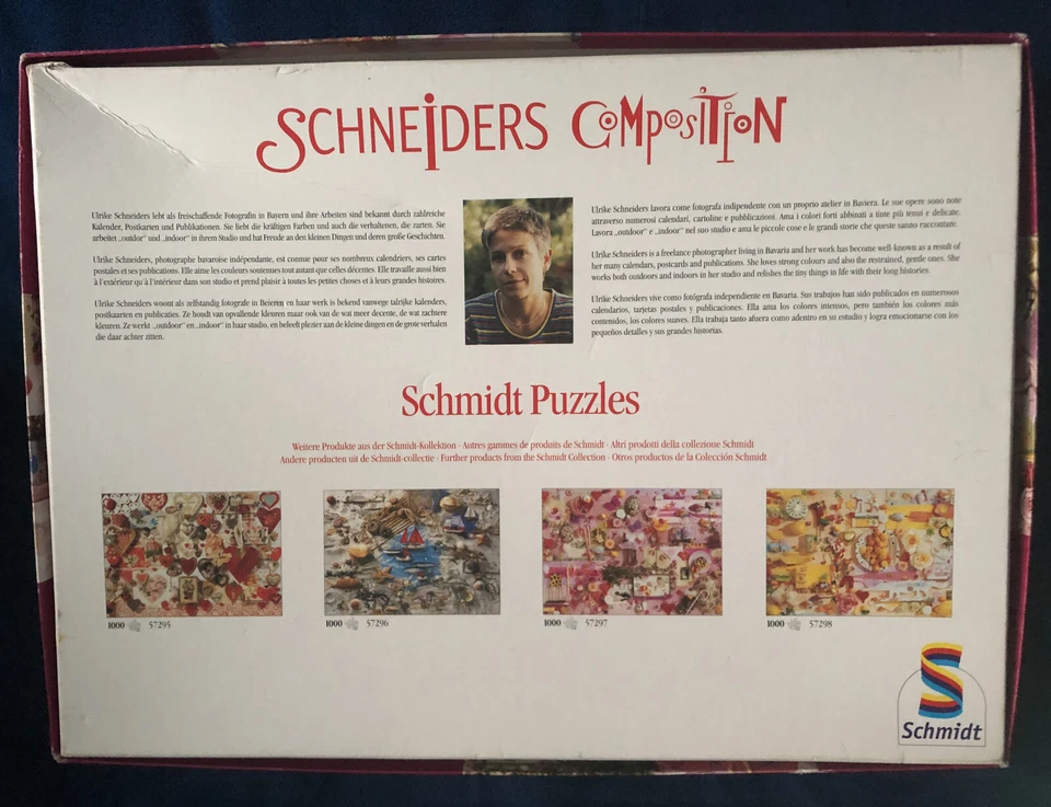 PUZZLE SCHMIDT 1000 . SCHNEIDERS COMPOSITION 97297 - Immagine 2 di 4